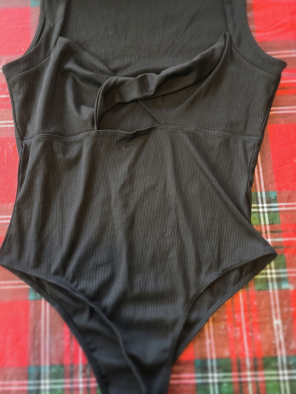 Forever 21 Black Ribbed Forever 21 Body Suit